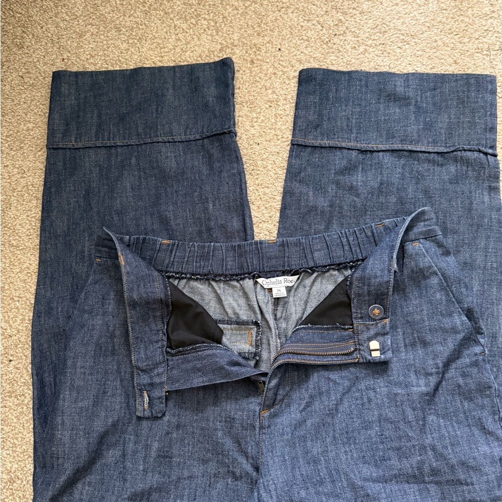 Dark Wash Denim Pants - Picture 3 of 3